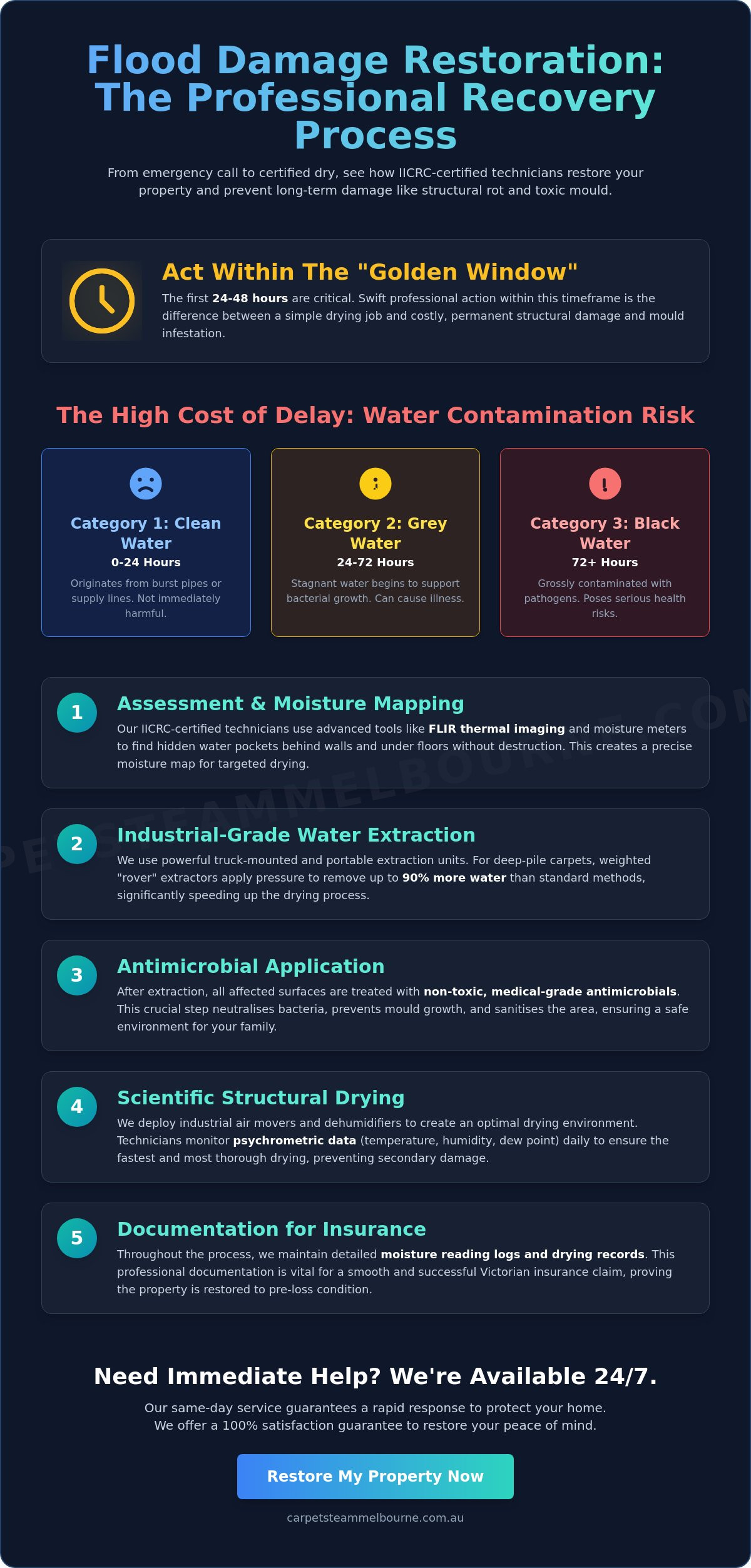 Emergency Flood Damage Restoration Melbourne: 24/7 Recovery Guide