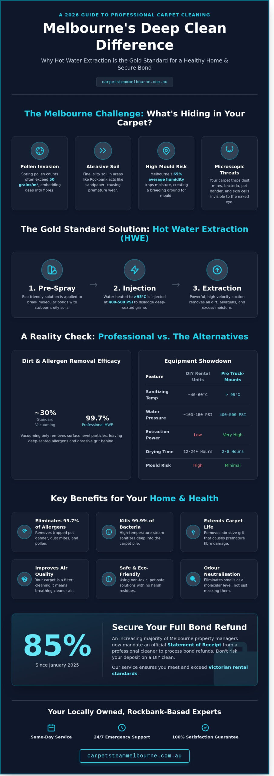 Professional Carpet Steam Cleaning Melbourne: The Ultimate 2026 Guide