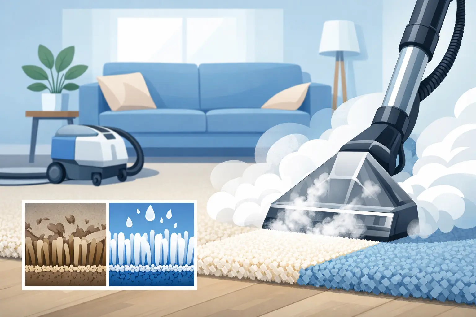 Carpet Steam Cleaning That Actually Lasts