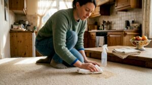 How to remove tea stains from carpet fast
