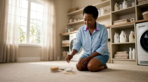 How to remove carpet stains with baking soda