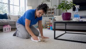 How to remove carpet stains that keep coming back