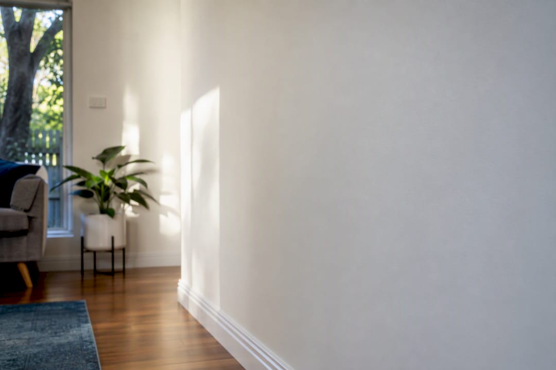 Clean interior wall before painting