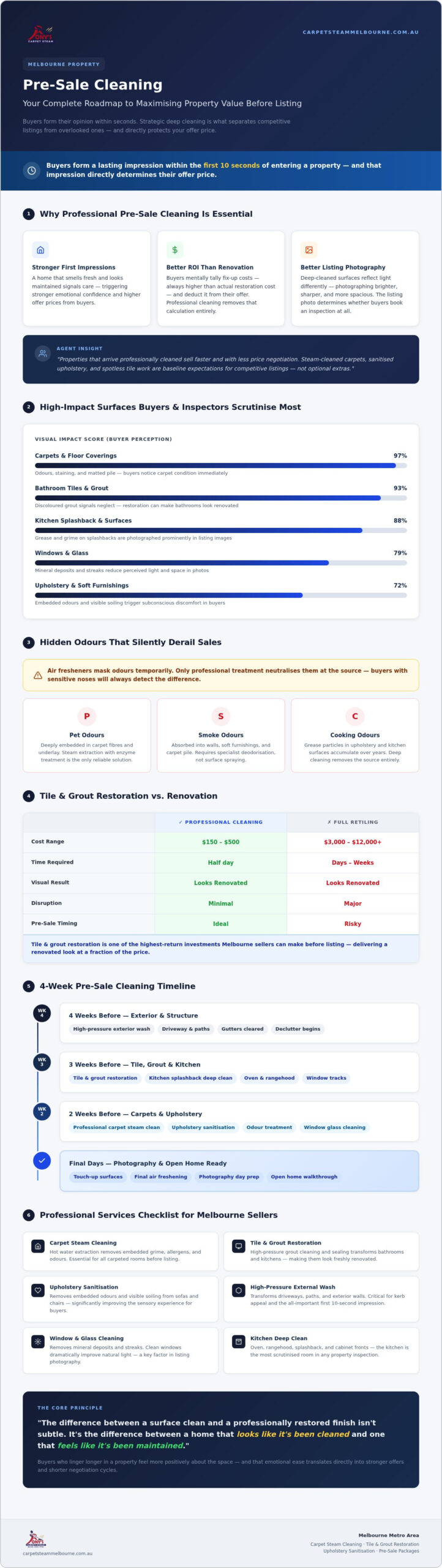 Ultimate Melbourne Pre-Sale Cleaning Guide 2026
